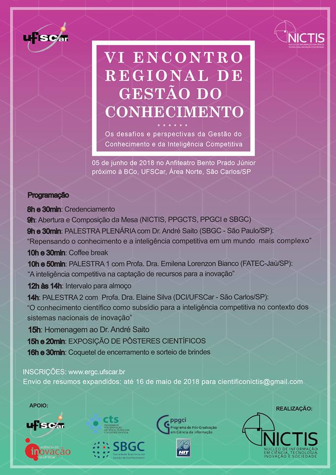 VI ERGC: Programação